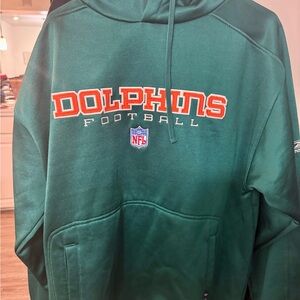 Miami Dolphins Green Dolphins Football Hoodie